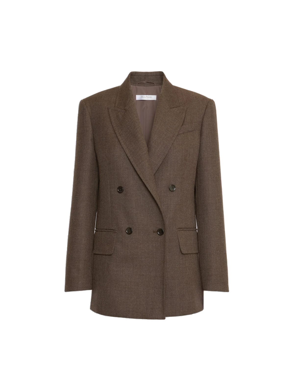 Max Mara Pulvino Wool Batavia Olimpia Jacket in Mud Max Mara Pulvino Wool Batavia Olimpia Jacket in Mud | Blazers | Luxury Shoes