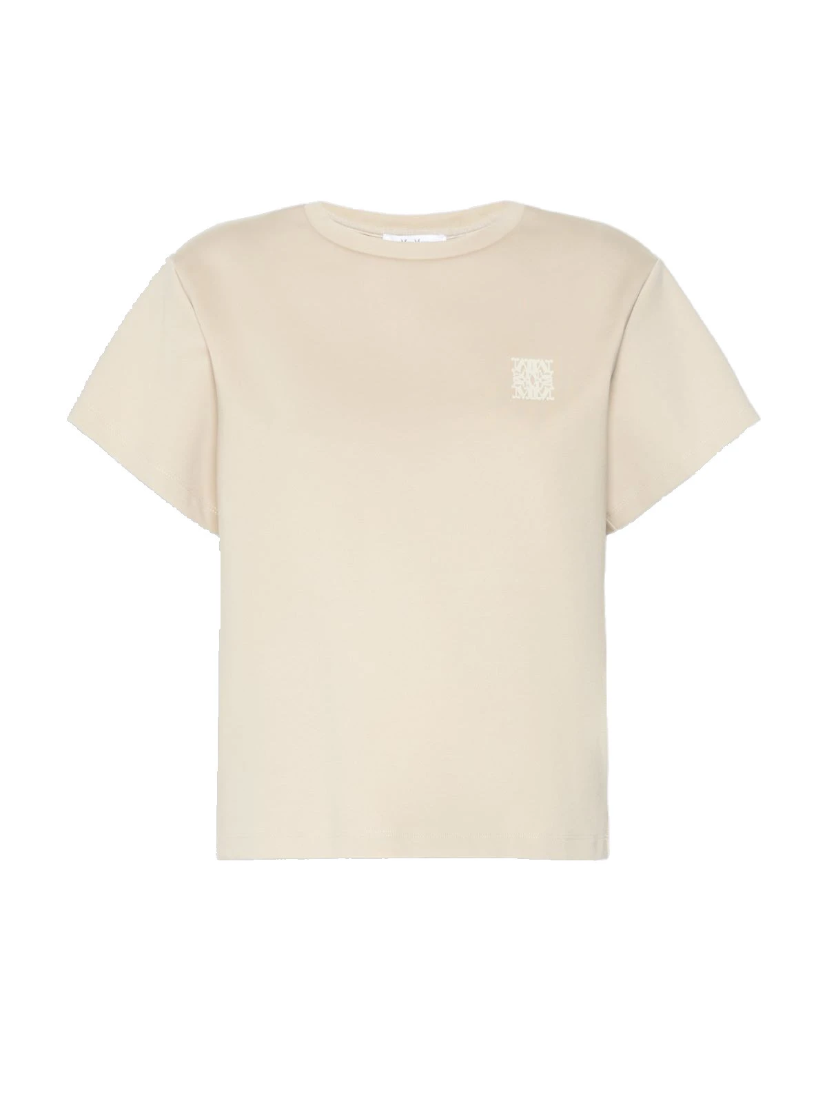 Max Mara Quagga Cotton Jersey Boxy T-Shirt in Stone Grey Max Mara Quagga Cotton Jersey Boxy T-Shirt in Stone Grey | T-shirts | Luxury Shoes