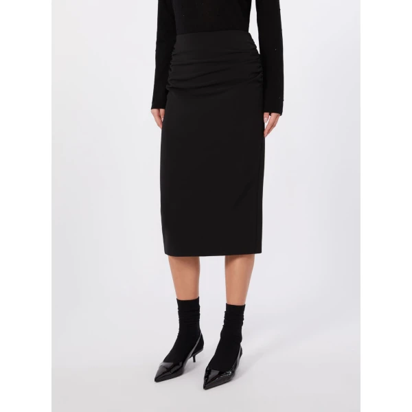Max Mara Quiete Technical Cady Pencil Skirt in Black | Pencil Skirts | Luxury Shoes 