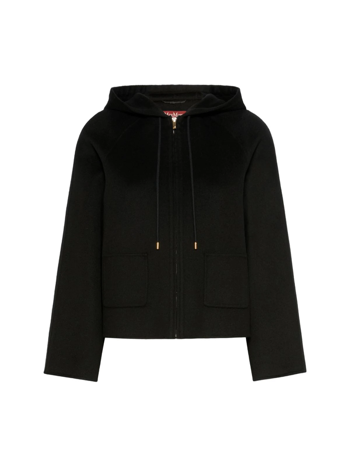 Max Mara Radente Wool, Cashmere and Silk Short Hooded Coat in Black Max Mara Radente Wool, Cashmere and Silk Short Hooded Coat in Black | Wool Coat | Luxury Shoes