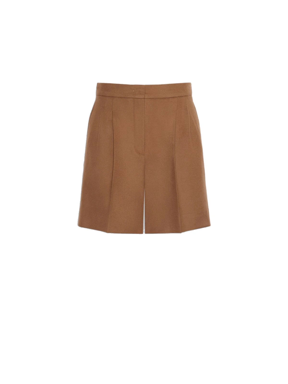 Max Mara Ragazza Wool Broadcloth Shorts in Tobacco Max Mara Ragazza Wool Broadcloth Shorts in Tobacco | Shorts | Luxury Shoes