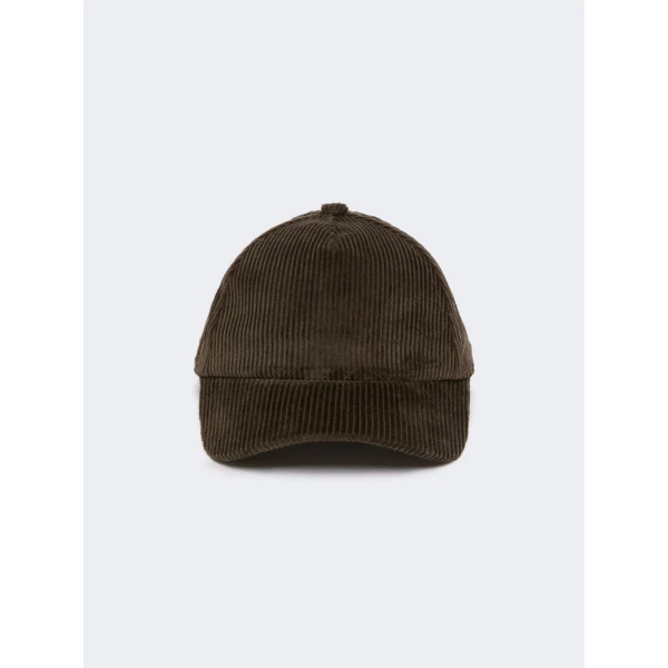Max Mara Ragno Corduroy Baseball Cap in Brown | Hats | Luxury Shoes 