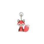Max Mara Rea Leather Keychain in Red | Bag charms | Luxury Shoes 