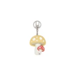 Max Mara Rea Leather Keychain in Yellow | Bag charms | Luxury Shoes 