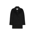 Max Mara Rebus Short 101801 Icon Coat in Black | Coats | Luxury Shoes 