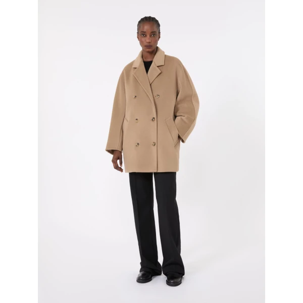 Max Mara Rebus Short 101801 Icon Coat in Camel | Coats | Luxury Shoes 