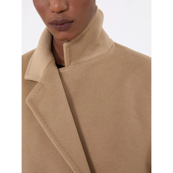 Max Mara Rebus Short 101801 Icon Coat in Camel | Coats | Luxury Shoes 