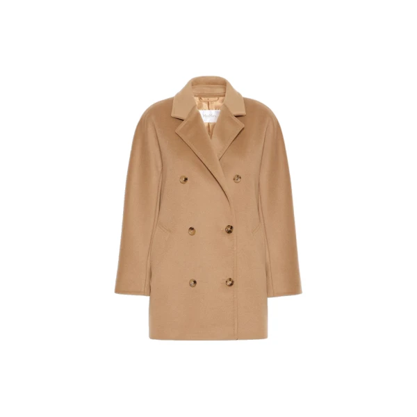 Max Mara Rebus Short 101801 Icon Coat in Camel | Coats | Luxury Shoes 