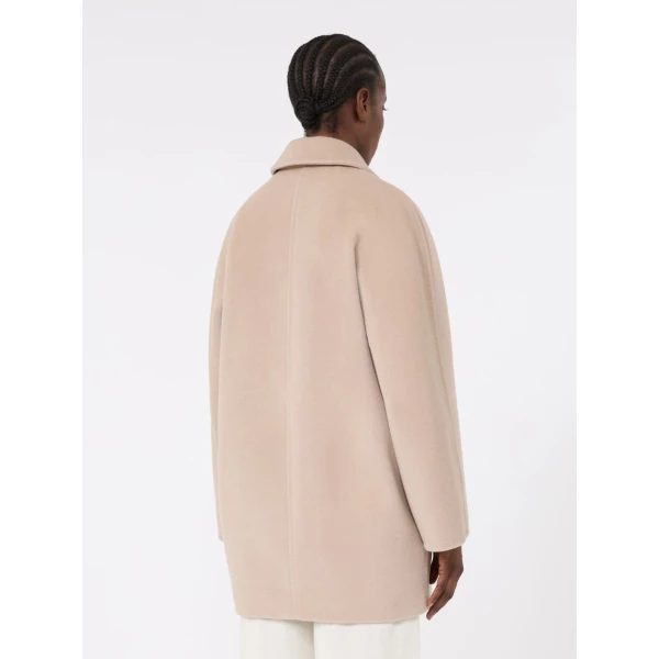 Max Mara Rebus Short 101801 Icon Coat in Sand | Coats | Luxury Shoes 