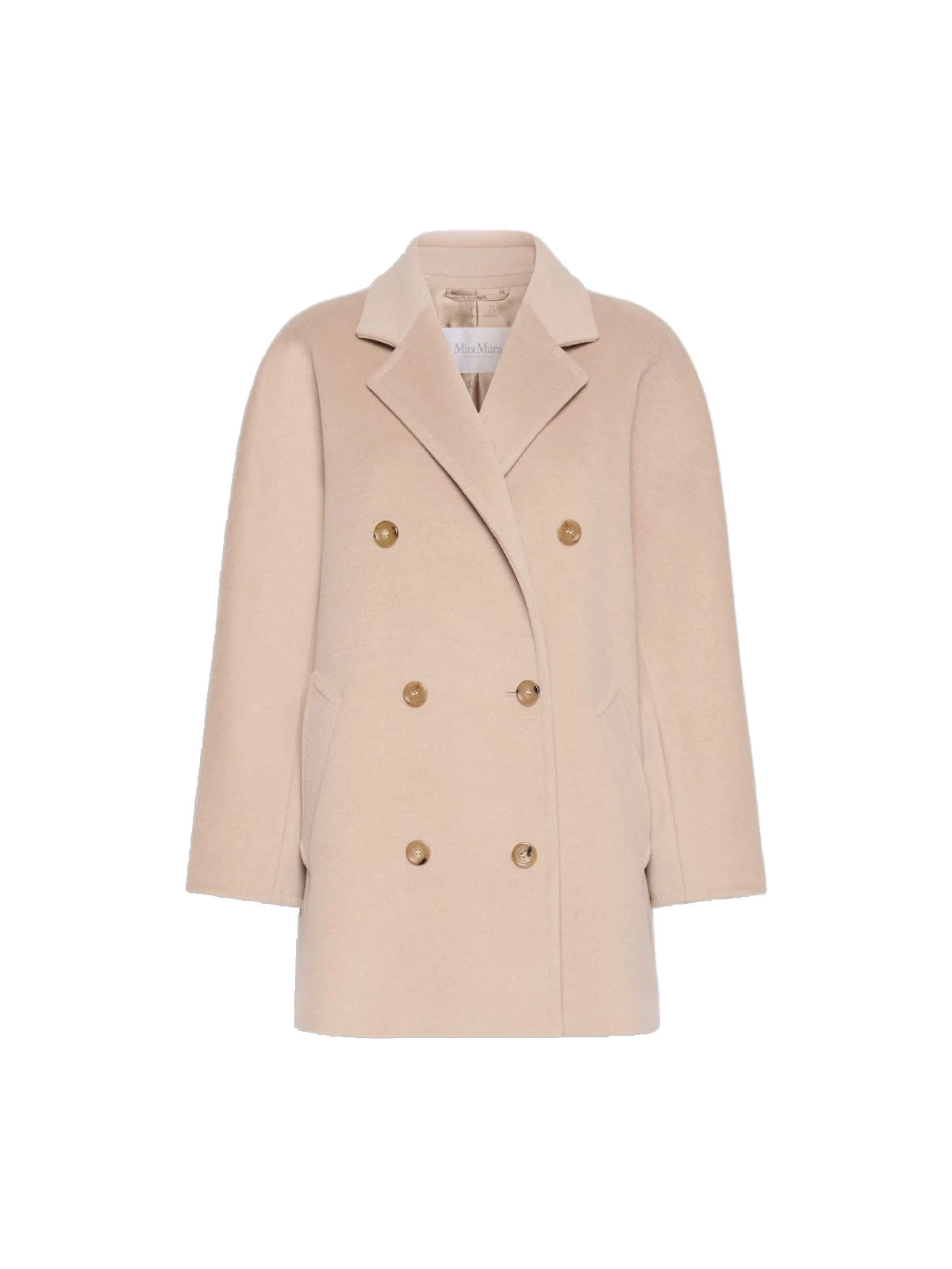 Max Mara Rebus Short 101801 Icon Coat in Sand Max Mara Rebus Short 101801 Icon Coat in Sand | Coats | Luxury Shoes