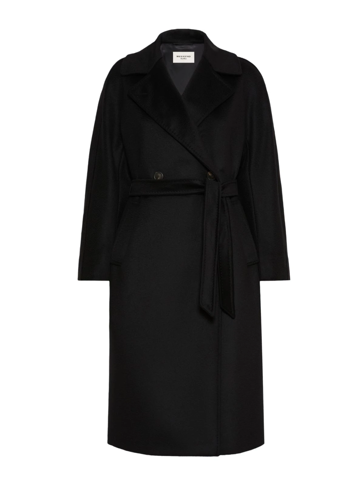Max Mara Resina Double-Breasted Wool Coat in Black Max Mara Resina Double-Breasted Wool Coat in Black | Wool Coat | Luxury Shoes