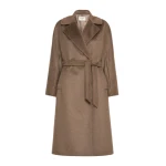 Max Mara Resina Double-Breasted Wool Coat in Marron Glace | Wool Coat | Luxury Shoes 