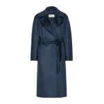 Max Mara Resina Double-Breasted Wool Coat in Ultramarine | Wool Coat | Luxury Shoes 