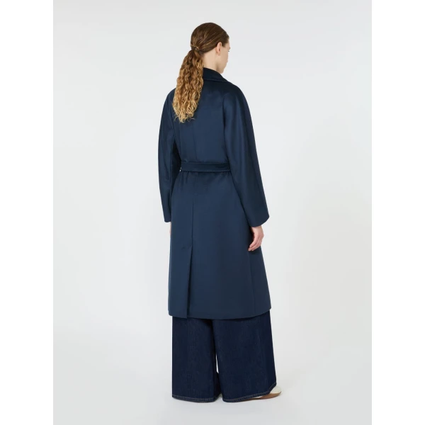 Max Mara Resina Double-Breasted Wool Coat in Ultramarine | Wool Coat | Luxury Shoes 