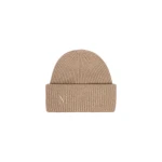 Max Mara Retina Ribbed Cashmere Beanie in Hazelnut Brown | Hats | Luxury Shoes 