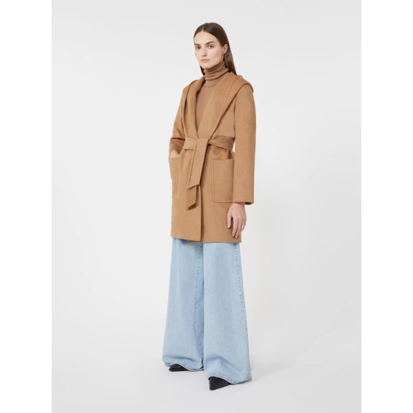Max Mara Rialto Camel Robe Coat in Camel | Wool Coat | Luxury Shoes 
