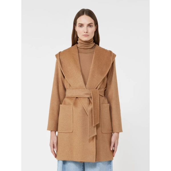 Max Mara Rialto Camel Robe Coat in Camel | Wool Coat | Luxury Shoes 