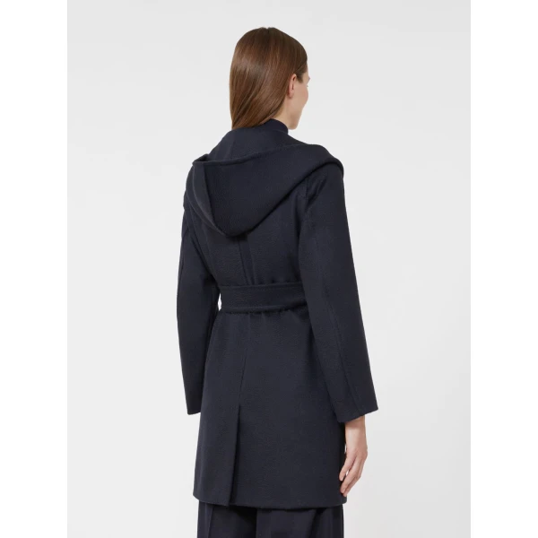 Max Mara Rialto Camel Robe Coat in Ultramarine | Wool Coat | Luxury Shoes 