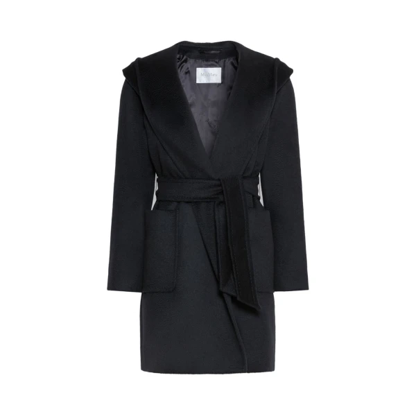 Max Mara Rialto Camel Robe Coat in Ultramarine | Wool Coat | Luxury Shoes 