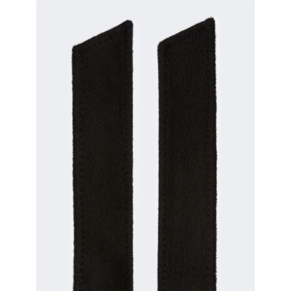 Max Mara Rialto Zibeline Belt in Black | Belts | Luxury Shoes 