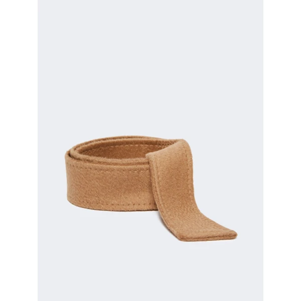 Max Mara Rialto Zibeline Belt in Camel | Belts | Luxury Shoes 