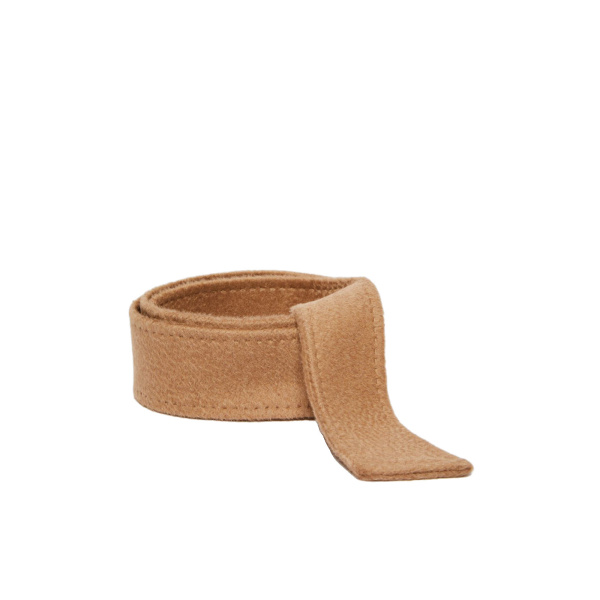 Max Mara Rialto Zibeline Belt in Camel | Belts | Luxury Shoes 