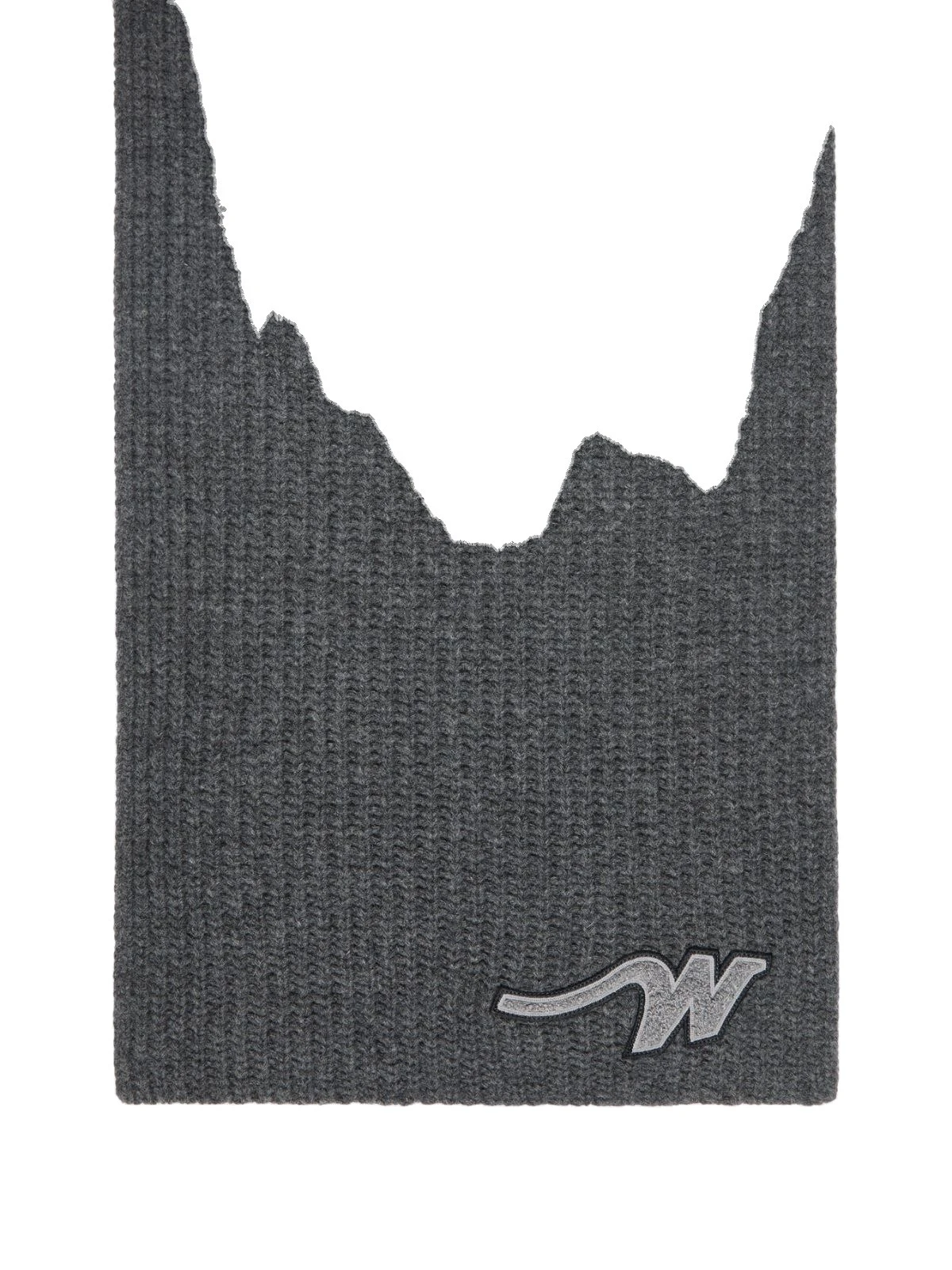 Max Mara Ribbed Wool Yarn Scarf in Dark Grey Max Mara Ribbed Wool Yarn Scarf in Dark Grey | Scarves | Luxury Shoes