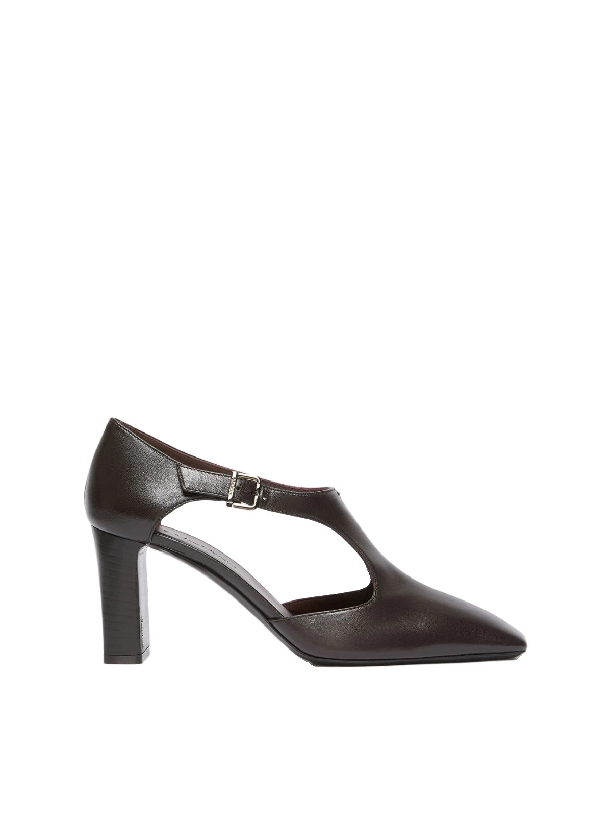 Max Mara Ribelle Nappa Leather Cut-Out Brogues in Dark Brown Max Mara Ribelle Nappa Leather Cut-Out Brogues in Dark Brown | Flats | Luxury Shoes