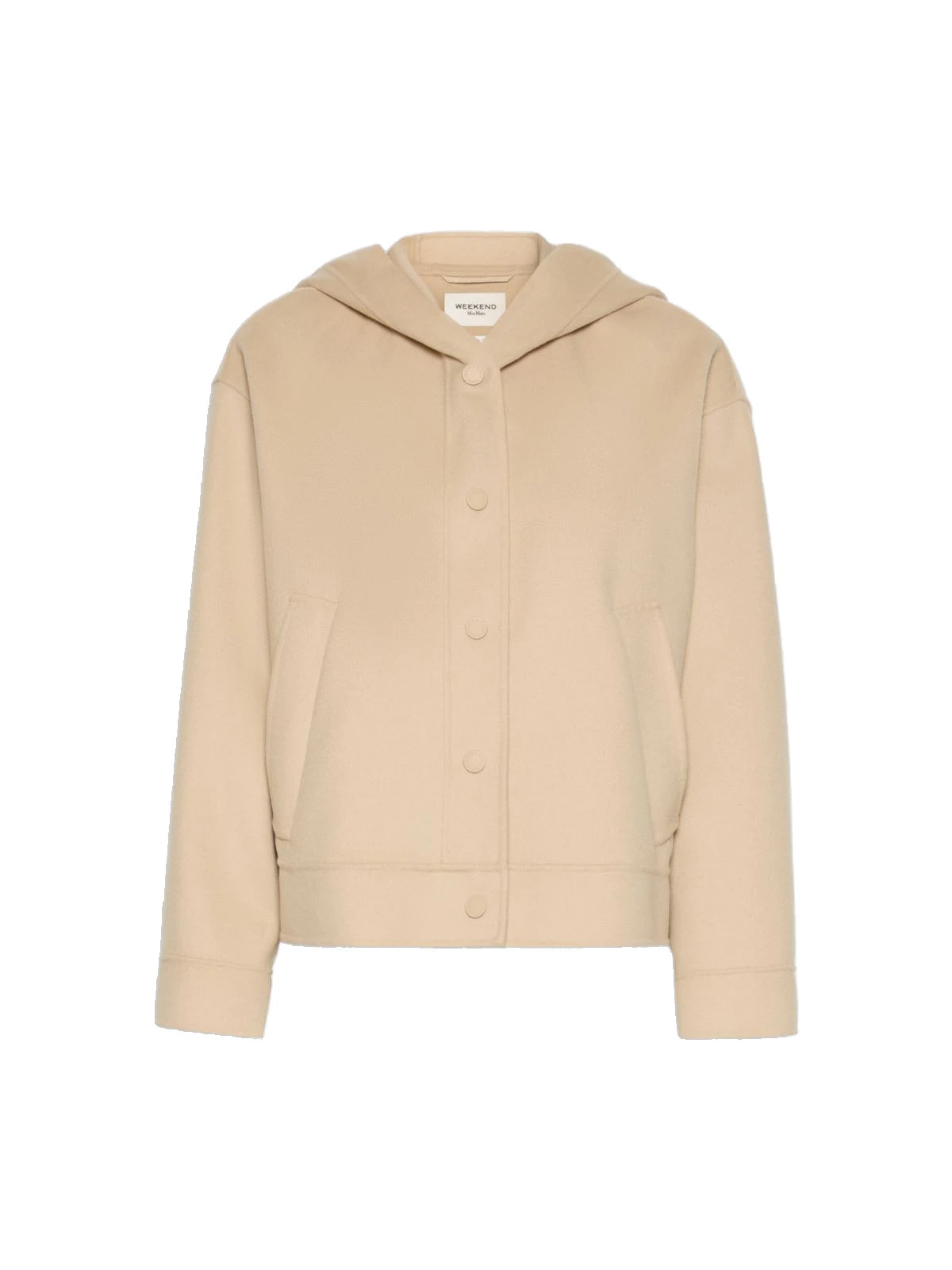 Max Mara Ridente Hooded Double Wool Jacket in Sand Max Mara Ridente Hooded Double Wool Jacket in Sand | Jackets | Luxury Shoes