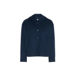 Max Mara Ridente Hooded Double Wool Jacket in Ultramarine | Jackets | Luxury Shoes 