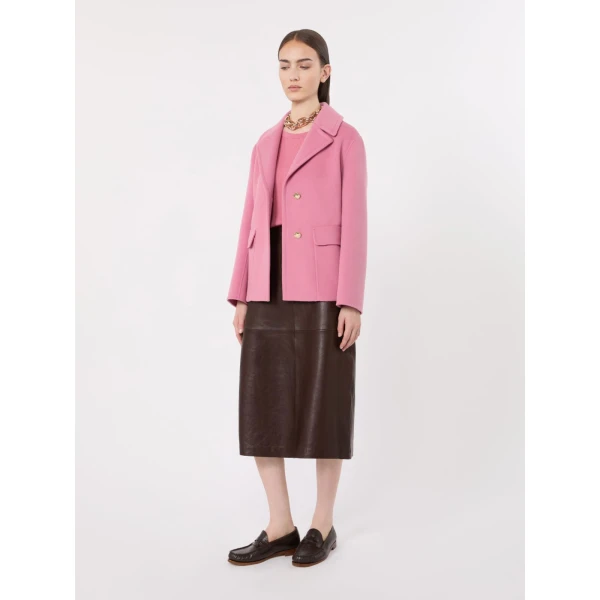 Max Mara Riviera Ribbed Wool Jumper in Pink | Sweaters | Luxury Shoes 