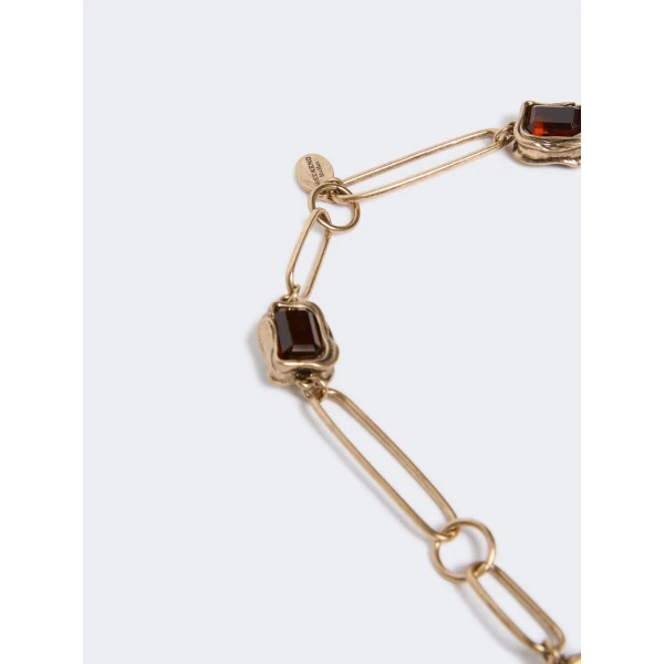 Max Mara Ronchi Deco Chain Necklace in Gold | Necklace | Luxury Shoes 