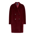 Max Mara Roseto Alpaca and Wool Midi Coat in Bordeaux | Wool Coat | Luxury Shoes 