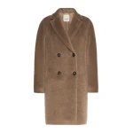 Max Mara Roseto Alpaca and Wool Midi Coat in Honey | Wool Coat | Luxury Shoes 