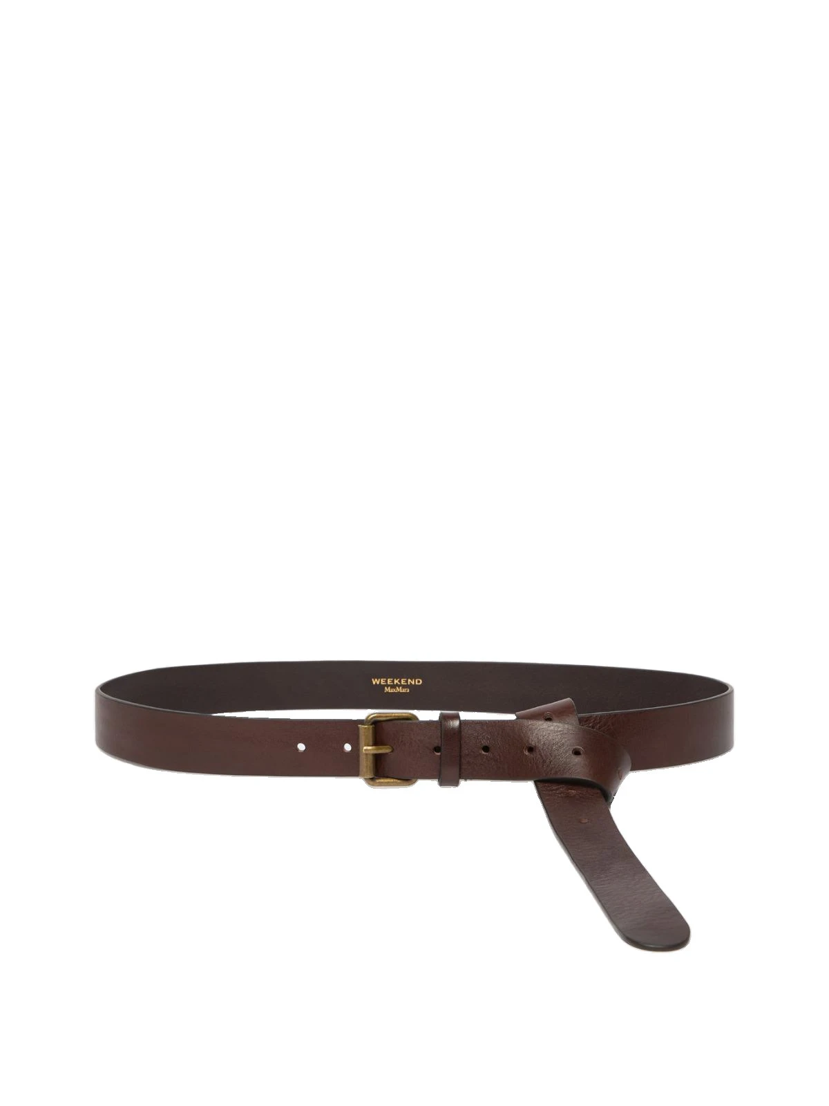 Max Mara Saio Long Leather Belt in Dark Brown Max Mara Saio Long Leather Belt in Dark Brown | Belts | Luxury Shoes