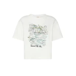 Max Mara Sala Boxy Cotton T-Shirt in White | T-shirts | Luxury Shoes 