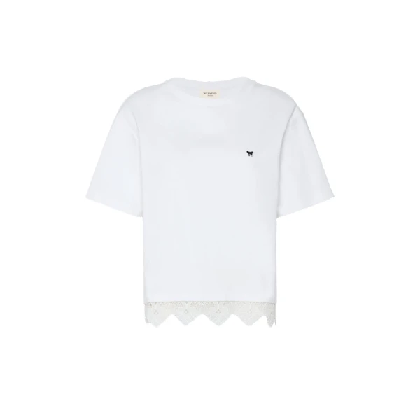 Max Mara Sala Boxy Cotton T-Shirt in White Style 2 | T-shirts | Luxury Shoes 
