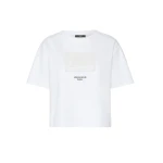 Max Mara Sala Boxy Cotton T-Shirt in White Style 3 | T-shirts | Luxury Shoes 