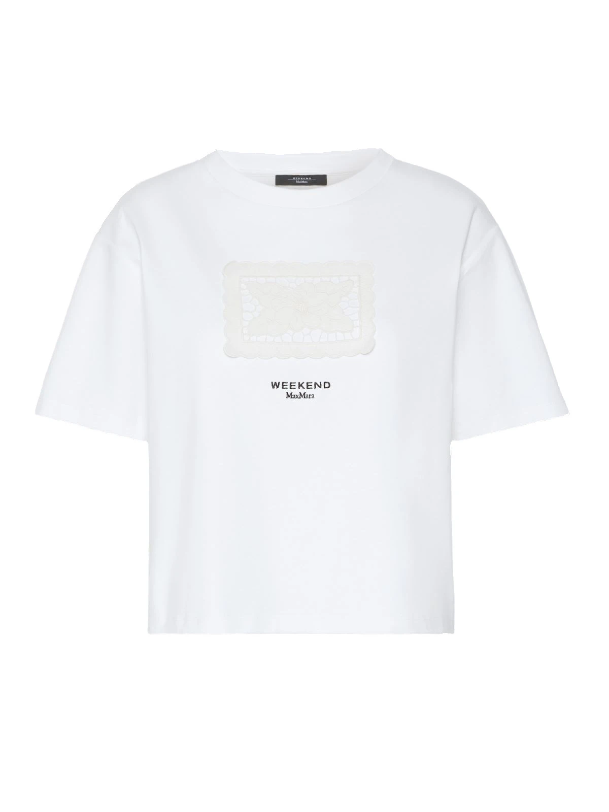 Max Mara Sala Boxy Cotton T-Shirt in White Style 3 Max Mara Sala Boxy Cotton T-Shirt in White Style 3 | T-shirts | Luxury Shoes