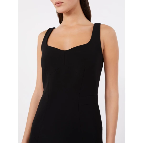 Max Mara Sala Cady Princess Midi Dress in Black | Midi Dresses | Luxury Shoes 