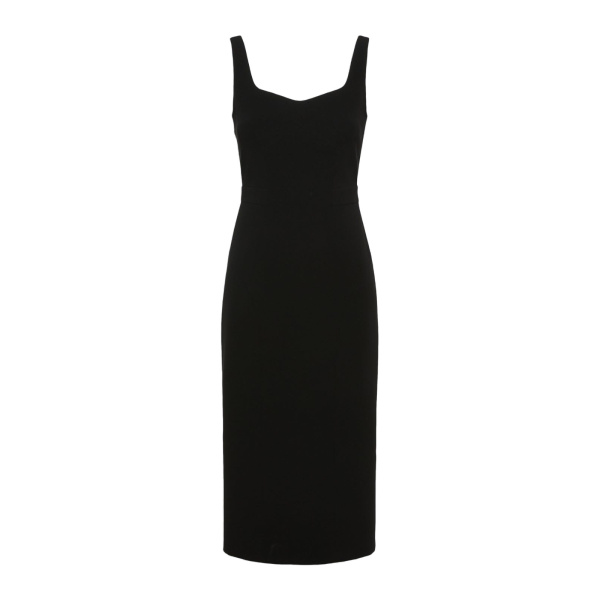 Max Mara Sala Cady Princess Midi Dress in Black