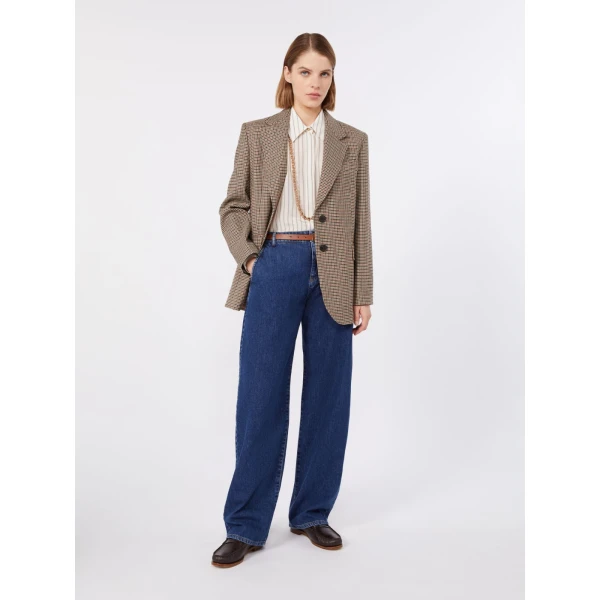 Max Mara Salice Single-Breasted Wool Twill Blazer in Tobacco | Blazers | Luxury Shoes 