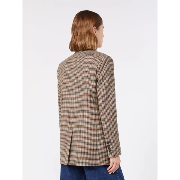 Max Mara Salice Single-Breasted Wool Twill Blazer in Tobacco | Blazers | Luxury Shoes 