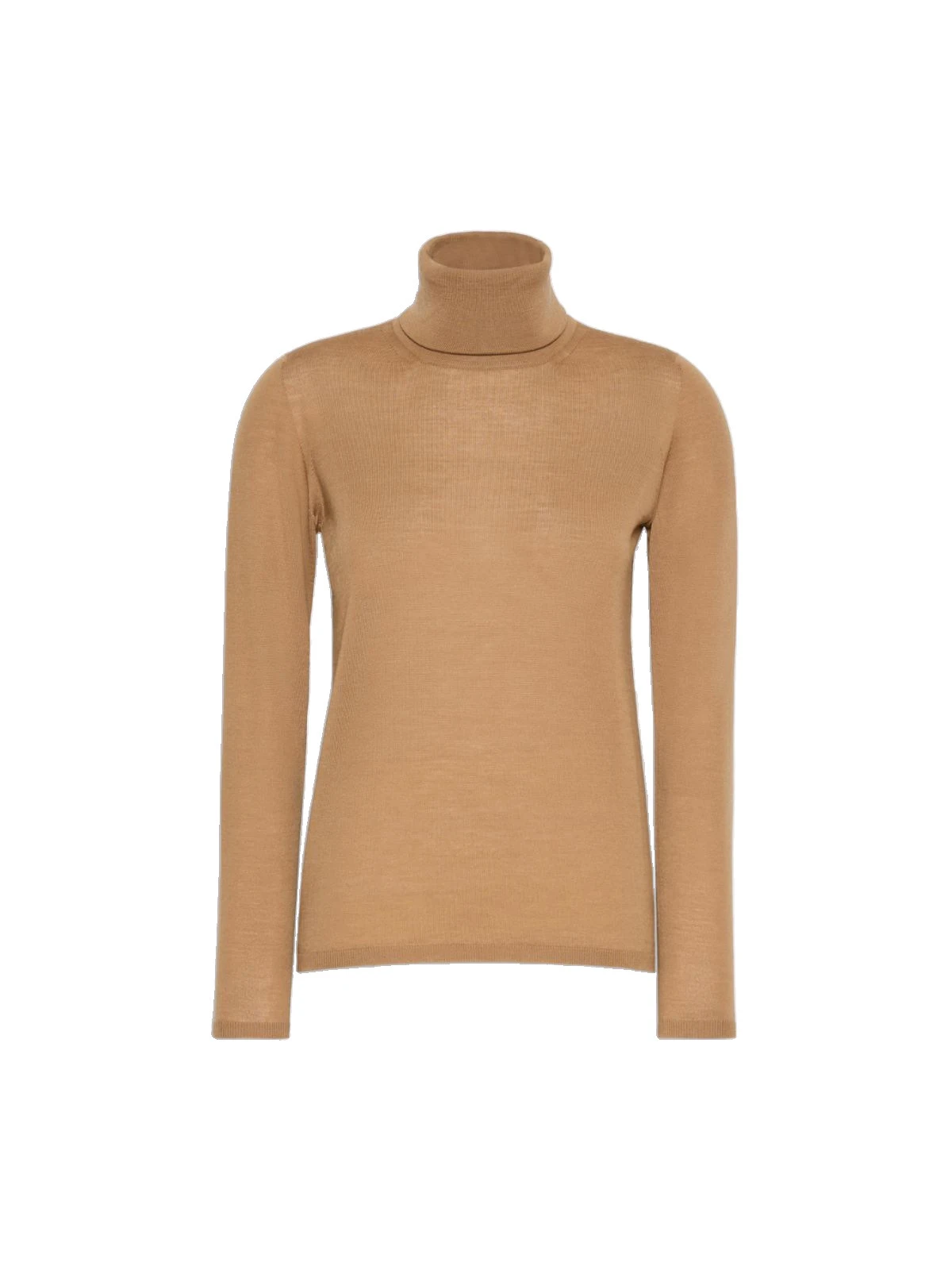 Max Mara Saluto Wool Polo-Neck Sweater in Camel Max Mara Saluto Wool Polo-Neck Sweater in Camel | Turtlenecks | Luxury Shoes