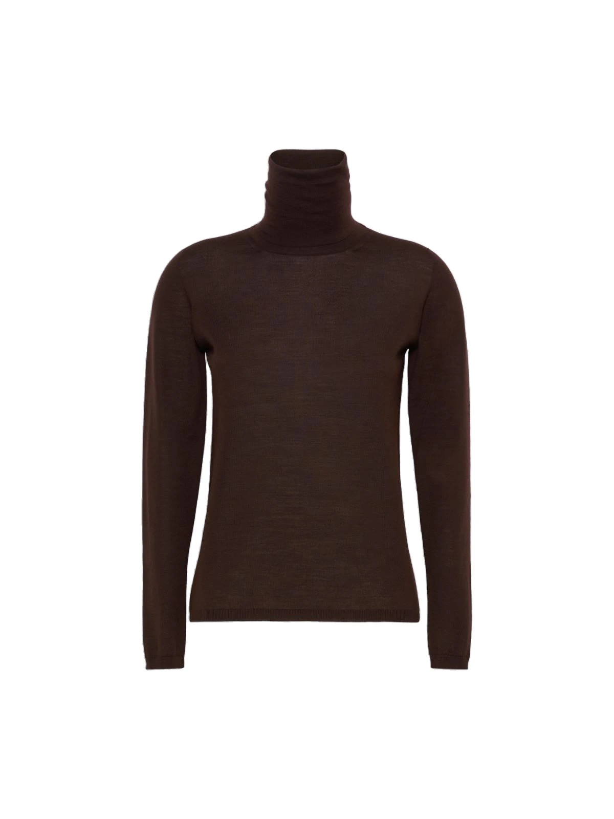 Max Mara Saluto Wool Polo-Neck Sweater in Dark Brown Max Mara Saluto Wool Polo-Neck Sweater in Dark Brown | Turtlenecks | Luxury Shoes