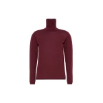 Max Mara Saluto Wool Polo-Neck Sweater in Red Purple | Turtlenecks | Luxury Shoes 