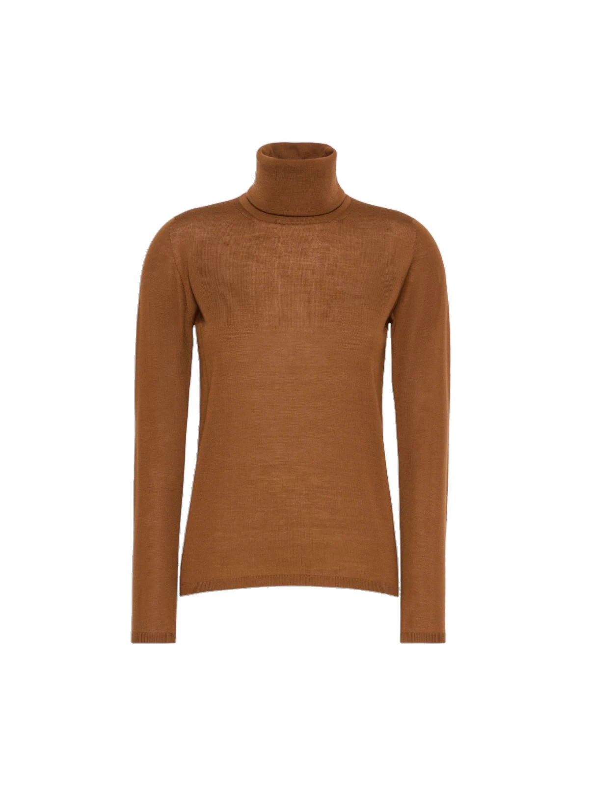 Max Mara Saluto Wool Polo-Neck Sweater in Tobacco Max Mara Saluto Wool Polo-Neck Sweater in Tobacco | Turtlenecks | Luxury Shoes