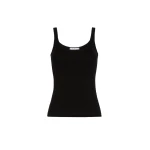 Max Mara Salvo Sleeveless Wool Yarn Sweater in Black | Sweaters | Luxury Shoes 