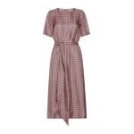 Max Mara Samba Printed Silk Twill Dress in Pink | Maxi Dresses | Luxury Shoes 