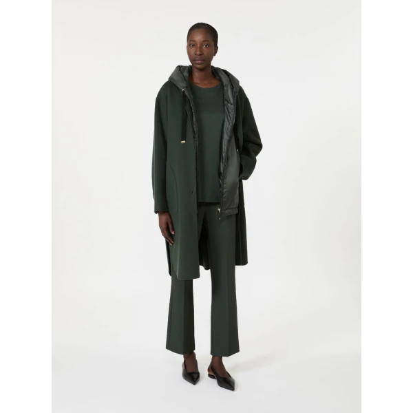 Max Mara Segale Cotton and Modal Jersey T-Shirt in Dark Green | T-shirts | Luxury Shoes 